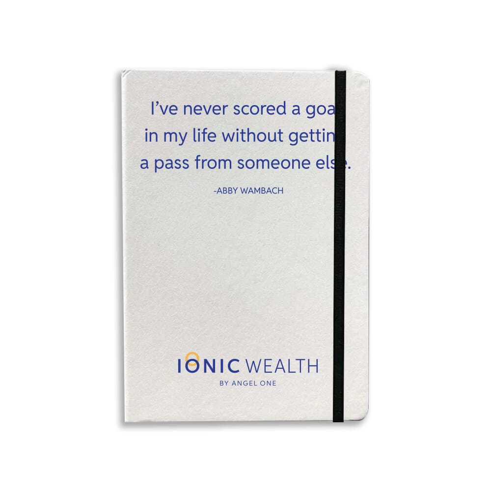 Ionic Note Book - White - A5- 160 Pages